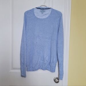 Joseph Abboud sweater long sleeve light blue pull over size XXL preppy casual